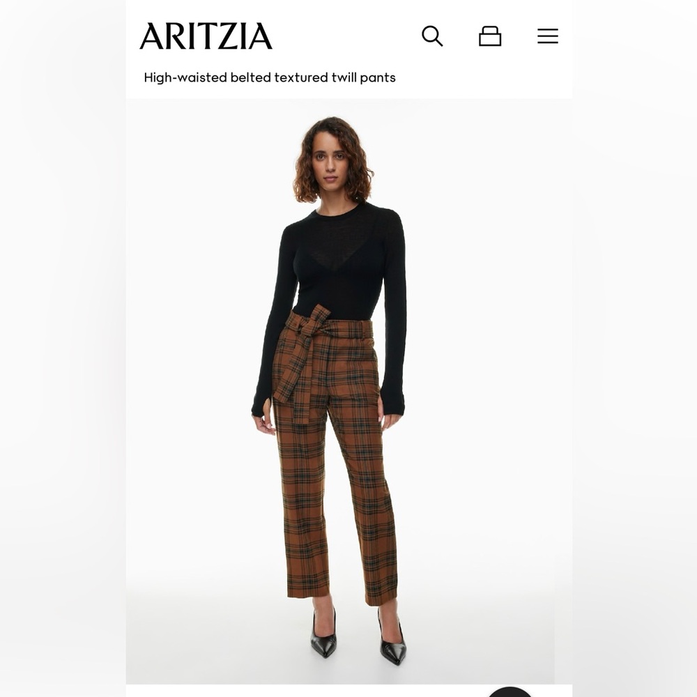 Aritzia Wilfred Tie-Front Pant Size 0